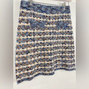 Tweed Chunky Knit Mini Skirt